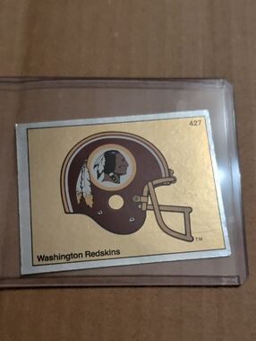 🏈 Washington Redskins (1988) Panini NFL Sticker #427